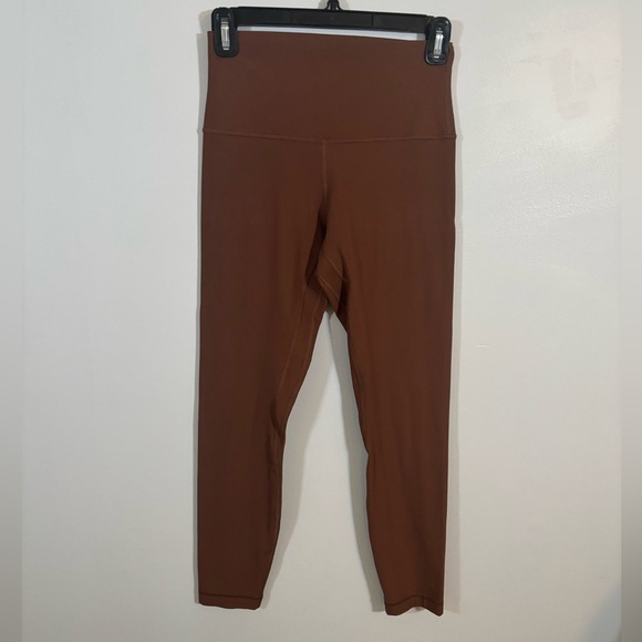 Lululemon Wunder Train Ribbed High Rise Tight 25” Brown Size 6 - Picture 1 of 13
